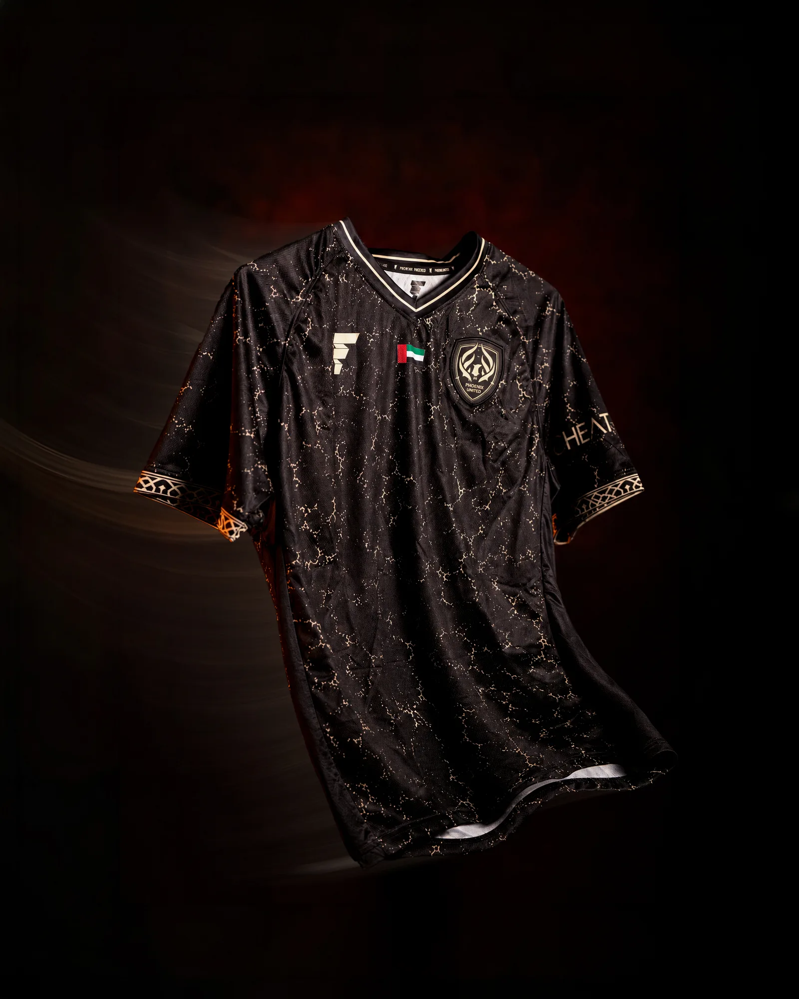 Phoenix United black away jersey