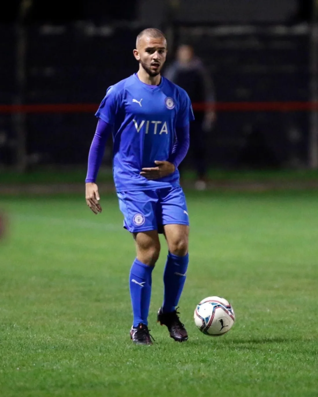 Bader Al Akkad during his playing days at Stockport